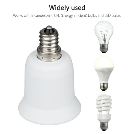 Light Bulb Socket Adapter Candelabra E12 To Medium Base E26 Screw 1 2 3 5 6 Pack Walmart Canada