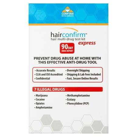 Confirm Biosciences hairconfirm Hair 7-Panel Drug Test (Best Product To Pass Hair Drug Test)