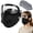 Black, variant on Reusable Carbon Filter Dust Mask with Adjustable Goggles, Anti-UV-5-Layer Filte with 10 Filters, Built for Woodworking