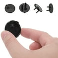 thumbnail image 3 of Uxcell 12 Pack Outlet Covers Proofing, Plug Covers Easy Installation Electric Plug Protectors Safety Socket Cover Black, 3 of 6