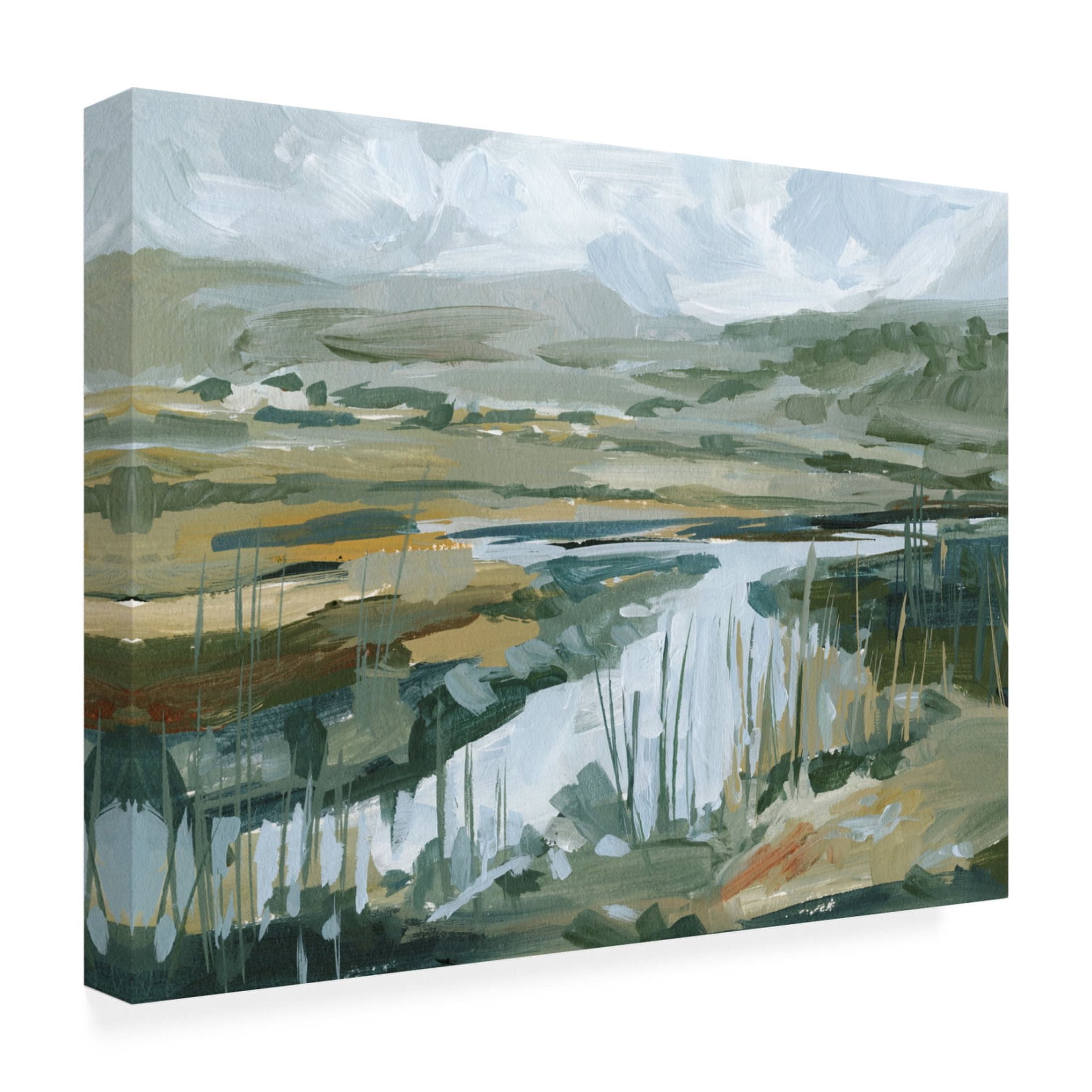 Trademark Fine Art Victoria Barnes Wetland Vista I Canvas Wall Art