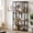 Gray, variant on Finmind 70.8" Tall Industrial Bookshelf, 5-Tier Displaying Bookcases with 8 Open Storage Shelf for Home Office, Living Room, Bedroom, Gray