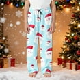 thumbnail image 2 of MEZZALL Child Pants Themed Boys Home Pants Christmas Festive Holiday Sleep Kids Cozy Flannel Bottoms Santa Claus Trendy Trousers Slacks, 2 of 4