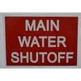 thumbnail image 1 of Main Water Shut-Off Sticker (Reflective,1 Unit, RED Background, 7X10 inch)(ref-2022-4), 1 of 5