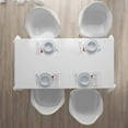 thumbnail image 4 of Ambesonne Love You More Place Mats Set of 4, Grungy Heart Form, Standard Size, Rust Black White, 4 of 4