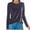 Purple 2, variant on FAIWAD Women's Long Sleeve Velvet Tops Round Neck Vintage Casual Solid Color Basic Velour Pullover Tops