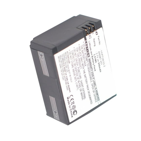 Replacement Battery for GoPro PR-062334 (800mAh Li-Polymer 3.7V)
