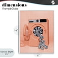 thumbnail image 4 of Stupell Industries Eclectic Disco Laundry Machine over Orange White Framed Giclee Art, 11 x 14, by LISH Creative, 4 of 8