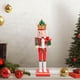 thumbnail image 3 of Muñeco de de Cascanueces de Navidad de 15 Pulgadas, Juguete de Marioneta de Figura, de Cascanueces de Madera para Decoración Del Hogar Estilo B Gloria soldado cascanueces, 3 of 9