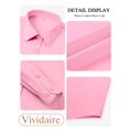 thumbnail image 5 of Vividaire Womens Button Down Shirts Long Sleeve Wrinkle Free Shirts Regular Fit Formal Work Blouses Dress Tops, 5 of 9