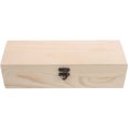 thumbnail image 2 of Organizador de bolsitas de té de madera con 4 compartimentos, caja para guardar sobres de azúcar con divisores extraíbles, joyero rústico para armario con cajones., 2 of 7