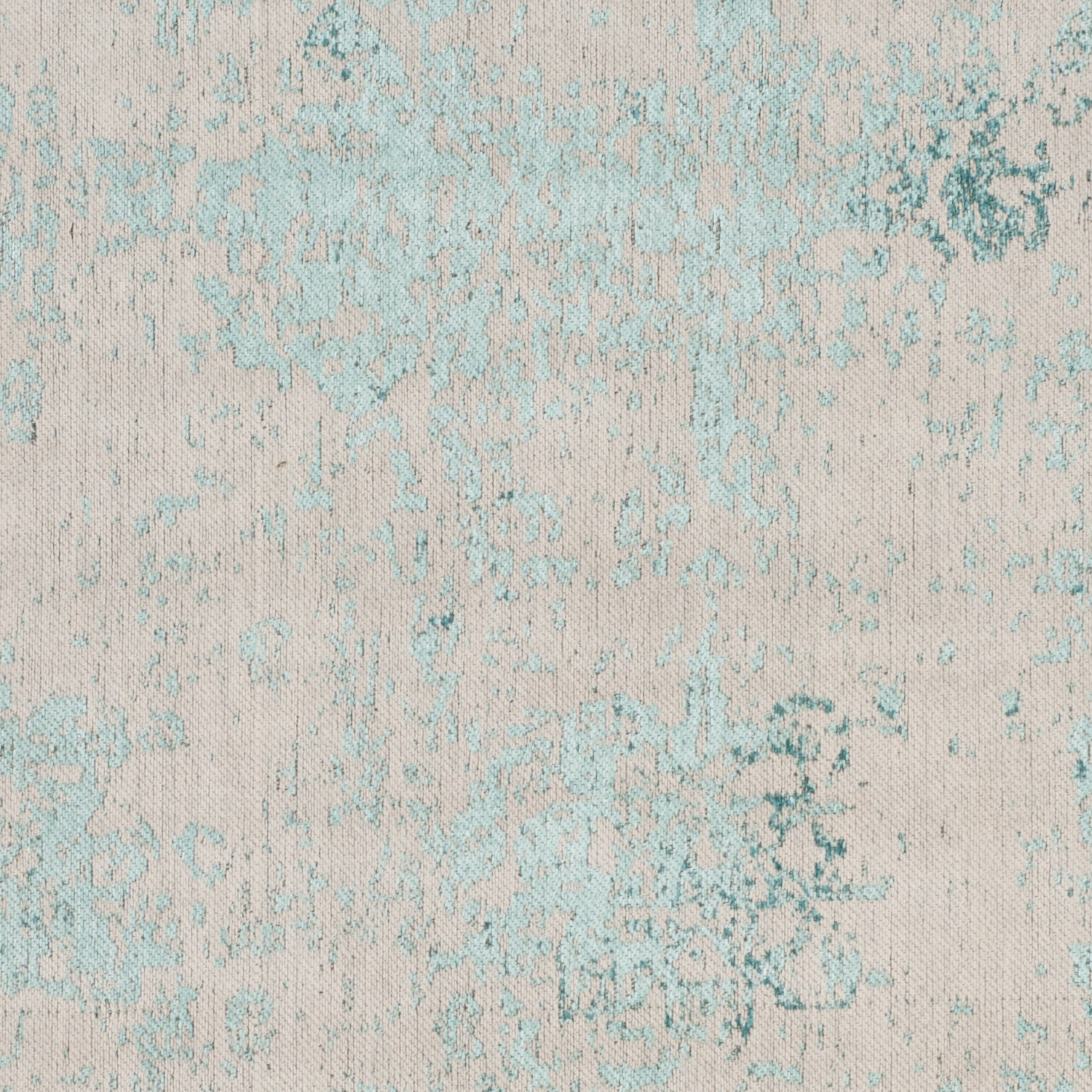 SAFAVIEH Classic Vintage Peter Overdyed Border Cotton Area Rug, Turquoise, 3' x 5'