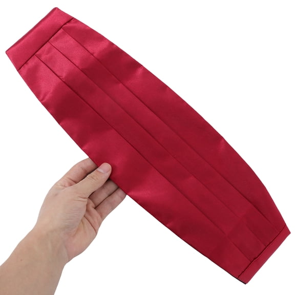 Hemoton 3-Piece Men's Formal Cummerbund Set with Pre-Tied Bow Tie and Pocket for Wedding, Prom, and Suit Accessories