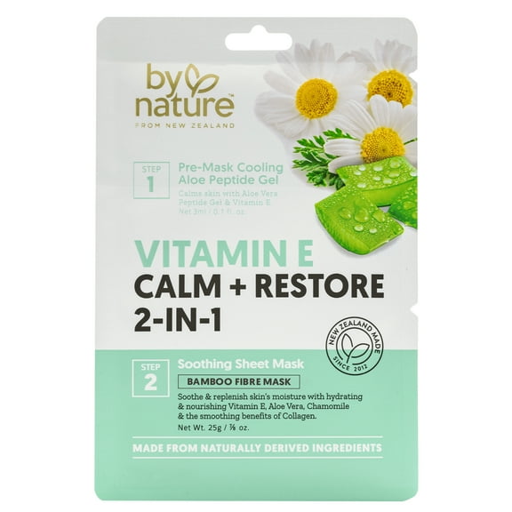 By Nature Vitamin E Calm   Restore 2-in-1 Mask