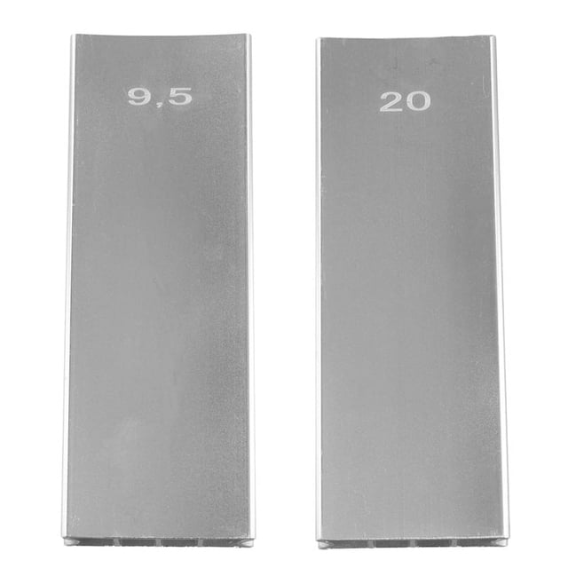 Bloque de Lijado de Radio Bidireccional, Nivelador de Trastes de Aleación de Aluminio, Herramienta de Luthier para Guitarra, Bajo, de Lijado (9,5-20)