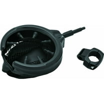 Kuryakyn 1729 Motorcycle Handlebar Accessory: Drink/Cup Holder with Mesh Basket, Universal Fit for Motorcycles with 1" Diameter Bars, Gloss Black