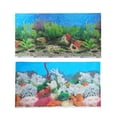 thumbnail image 1 of FRCOLOR decorative picture Aquarium Fish Tank Background Sticker 3D Double-sided Adhesive Wallpaper Fish Tank Decorative Pictures Underwater Backdrop Decor (52x30cm, Style B),20.47"X11.81"X0.08", 1 of 5