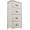 Cream White, variant on Dextrus Chest 4 Drawers Bedside Dresser Furniture Organizer for Bedroom Office, Dark Gray