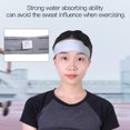thumbnail image 3 of Bienvenido Unisex Multifuncional Deportes Yoga Diadema Gimnasio Banda para el cabello Fitness Entrenamiento Banda para el sudor (4#), 3 of 8