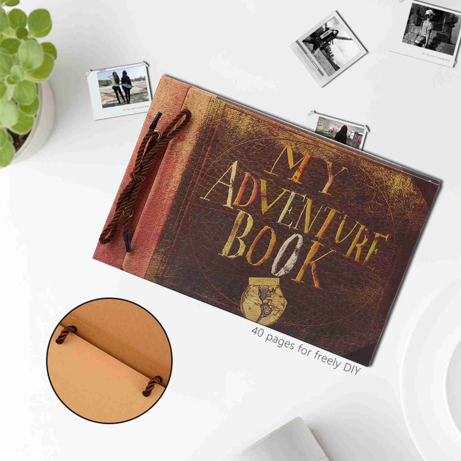DIY Scrapbook Album, Craft Paper Scrapbook, With Hard Cardboard Cover For Christmas Gift Anniversary Gift Mothers' Day Gift Valentine's Day Gifts