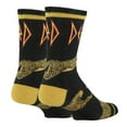thumbnail image 3 of OoohYeah Men's Funny Colorful Crew Socks, Def Leppard, Rock Music Cotton Socks, 3 of 3