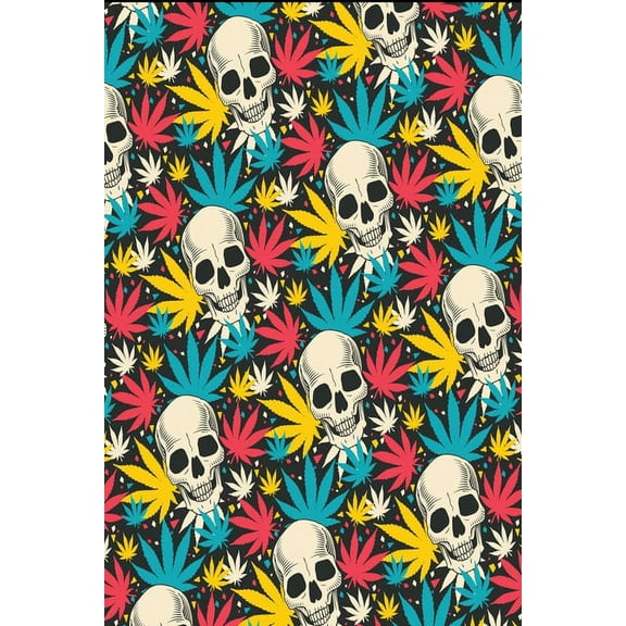 120 Pages DINA5: Cannabis Graphic Jorunal Book For Marijuana Smoker 120 Pages DINA5, (Paperback)