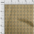 thumbnail image 1 of oneOone Cotton Poplin Fabric Argyle Style Ikat Print Fabric By Yard 42 Inch Wide, 1 of 4