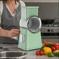 thumbnail image 2 of Cheese Grater Slicer For Carrots Vegetables Fruits & Potatoes With 6 Included Attachments Garlic Chopper Manual String World Market One Vegetable Peeler Warmer Toaster Vegetables Chopper Heavy Duty, 2 of 4
