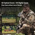 thumbnail image 3 of APEXEL APL-NV009 4K HD Night Vision Goggles Digital Night Vision Binoculars 1080P 5X Optical Zoom Viewing 984ft/300M in Dark with 3-inch LCD Screen Support Image Video Recording for Bird, 3 of 9