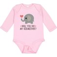 thumbnail image 3 of Inktastic Will You Be My Godmother Boys or Girls Long Sleeve Baby Bodysuit, 3 of 5