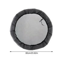 60CM Rain Barrel Cover Mesh Net with Drawstring Cord Water Butt Protection Lid for Outdoor Garden Containers Fangkenuo