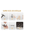 thumbnail image 4 of Reloj de pared 3D Malubero Malu625 Negro, 4 of 4