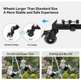 thumbnail image 4 of SmallRig Universal Photography Tripod Dolly, Heavy Duty with 3" Rubber Wheels, Adjustable Legs and Carry Bag, 33 lbs Capacity Tripod Wheels for Canon for Sony Cameras Camcorder Video Lighting- 3986, 4 of 10
