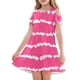 thumbnail image 3 of Teen Girls Dresses Tie-Dye Cold Shoulder Dress Soft Comfortable and Stylish for Casual Wear and Special Occasions ,Sie:140, 3 of 7