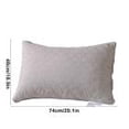 thumbnail image 3 of Decorative Lumbar Pillow,Contemporary Jacquard Oblong Cushion Geometric, Crystal Embroidery Pillow for Bed, Couch, Sofa, Modern Home Decor-Crystal Matrix(Gray), 3 of 7