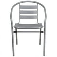 thumbnail image 6 of Silver Metal Stack Chair with Aluminum Slats, 6 of 11
