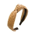 thumbnail image 1 of Guardurnaity Diadema tejida hueca con nudo estilo bohemio, diadema de ganchillo, accesorios para peinados, diademas de verano para mujer Accesorio para el cabello tipo 4, 1 of 6