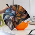 thumbnail image 2 of Hudotybom Art Floral Pattern Tea Cozy for Teapot Insulated Large Teapot Cover to Keep Warm Tea Kettle Cover Machine Washable Coffee Pot Cloth Covers Kitchen Home Decorations, CZA49, 2 of 6