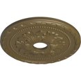 thumbnail image 3 of Ekena Millwork 20 7/8"OD x 3 5/8"ID x 1 5/8"P Palmetto Ceiling Medallion (Fits Canopies up to 5"), Hand-Painted Mississippi Mud, 3 of 7