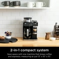 thumbnail image 5 of Ninja Espresso & Coffee Barista System 12-Cup, Built-In Milk Frother, Nespresso Capsule Compatible, CFN601, Black, 5 of 13