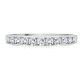 thumbnail image 2 of KATARINA Channel Set Diamond Wedding Band in 14K White Gold (1/2 cttw), 2 of 5