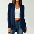 thumbnail image 5 of Amkhujs Fall Cardigan for Women Elegant Work Office Open Front Cardigan Casual Loose Long Sleeve Tops, 5 of 9