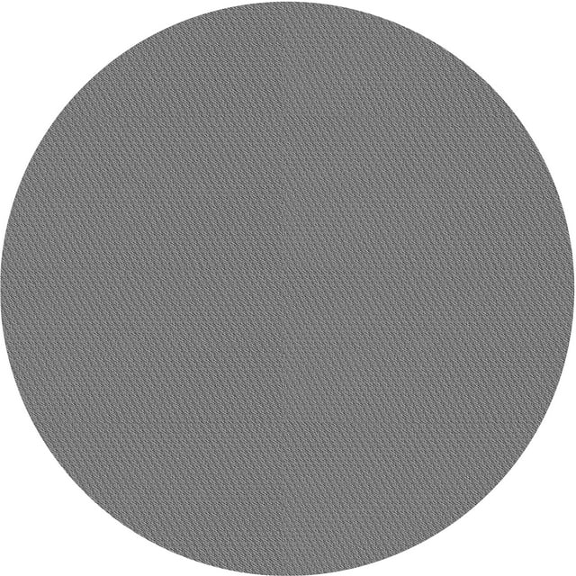 Ahgly Tapis d'Intérieur Lavable en Machine Carré Gris Cendré Transitionnel, 3 Pieds Carré