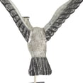 thumbnail image 4 of 18", 18", 13"H Gray Wood Handmade Bird Sculpture, by DecMode (3 Count), 4 of 10