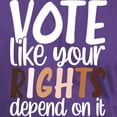 thumbnail image 3 of CafePress - VOTE Like Your Rights Depend On It T Shirt - Men's Classic Graphic Cotton T-Shirt, 3 of 4