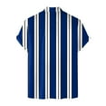 thumbnail image 5 of BOBOGOJP Men's Casual Button-Down Shirts Short Sleeve Shirt Performance Button Down Shirt,Blue M, 5 of 5