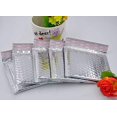 thumbnail image 3 of ProLine Glamour Metallic Silver Poly Bubble Mailers Envelopes Bags 6" x 10" Extra Wide Perfect for DVD Wide CD (100), 3 of 4