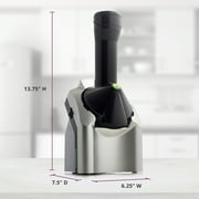 Yonanas Classic Vegan Non-Dairy Frozen Fruit Soft Serve Dessert Maker with 36 Recipe Book, in Silver (IC902ESV23)