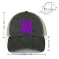 thumbnail image 2 of The Old Me Is Dead Black Hat Adjustable Funny Fashion Unisex Baseball Cap for Men Women, 2 of 7