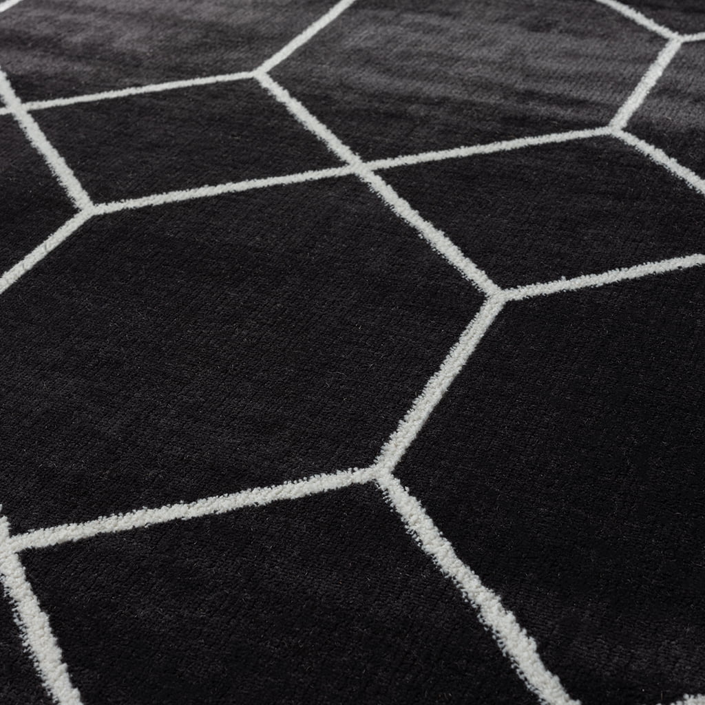 MAYEERTY 8'x10' Geometric Woven Area Rug for Living Room Bedroom